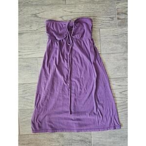 Women's SO Halter Dress Size Small Purple Sleeveless Sun Dress Above Knee Summer